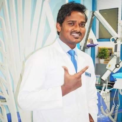 Dental chair setup at ConfiDENTAL Care in Visakhapatnam